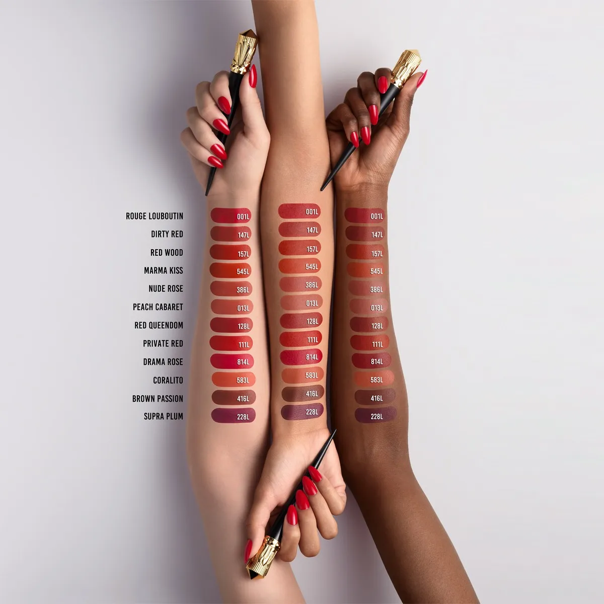 Christian Louboutin Rouge Stiletto Lumi Matte – Matte Lipstick – Brown Passion 416L - Beauty - alternate view 3